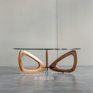 Acquistato insieme mobili da salotto in vetro con gamba in legno - Product Image 2