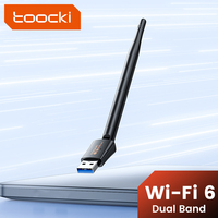 Toocki sicuro Wi-Fi 6 USB-A 900Mbps adattatore modalità di crittografia multipla velocità di protezione della Privacy dei dati per la famiglia Video 4K