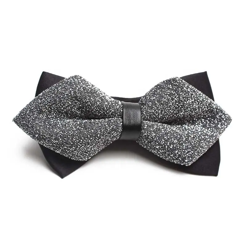 OEM ที่กำหนดเอง Self Tie Mens Bow Tie ย้อมธรรมดา