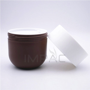 Bát hình dạng PP cơ thể bơ Frosted nhựa <span class=keywords><strong>Jar</strong></span> với vít nắp cap 250ml cho đường chà container - Product Image 5