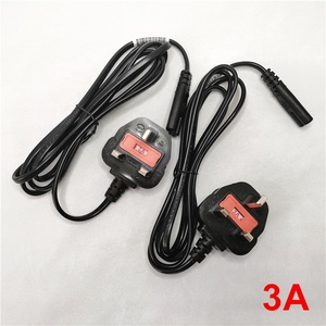 สายไฟกระแสสลับสำหรับ PS3 <span class=keywords><strong>PS4</strong></span> PS5 xsx XSS Xbox ของแท้ I-SHENG 1.6เมตรและ5.25FT พร้อมสายไฟฟิวส์5A และ3A สำหรับ PS Xbox Series - Product Image 2