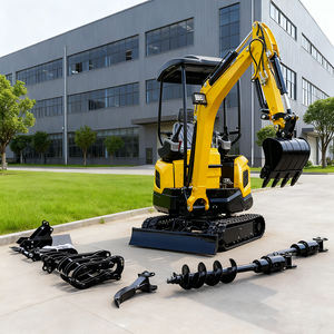 Spedizione Gratuita Escavatore 3,5 Tonnellate con Motore Kubota EPA, Mini Escavatore Cingolato per Fattoria da 1-2 Tonnellate - Product Image 1