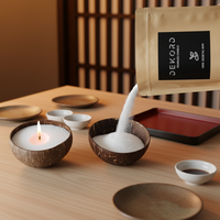 Coffret Cadeau de Bougies Vegan en Cire de Sable – Cire de Sable Perlée Vegan Non Toxique en Gros pour Décoration de Mariage