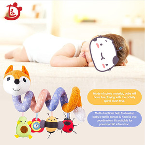 Landau suspendu hochets <span class=keywords><strong>spirale</strong></span> <span class=keywords><strong>poussette</strong></span> renard siège <span class=keywords><strong>jouet</strong></span> doux en peluche bébé éducatif animaux sensoriels berceau Mobile lit <span class=keywords><strong>jouet</strong></span> - Product Image 6