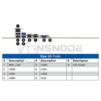 Carte mère de serveur MBD-X13SEI-F à socket unique LGA4677, 5e/4e génération Xeon C741, 8 DIMM DDR5, 5 PCIe 5.0, double LAN Gigabit, IPMI, E-ATX, neuve