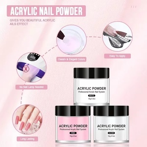 Purpurina de Cristal para Uñas, Herramientas de Tallado de Uñas 3D, Polvo Acrílico para Uñas y Monómero Líquido, Decoración de Uñas para Manicura, Kit de Manicura - Product Image 3
