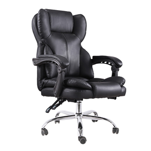 Chaise de bureau de direction moderne pivotante à dossier moyen, en cuir PU de luxe, réglable en hauteur, prix de gros - Product Image 6