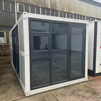 Maison modulaire en acier pliable de 20 pieds et 40 pieds, construction rapide, maison préfabriquée, chambre moderne, école, bureau pliable, conteneur standard