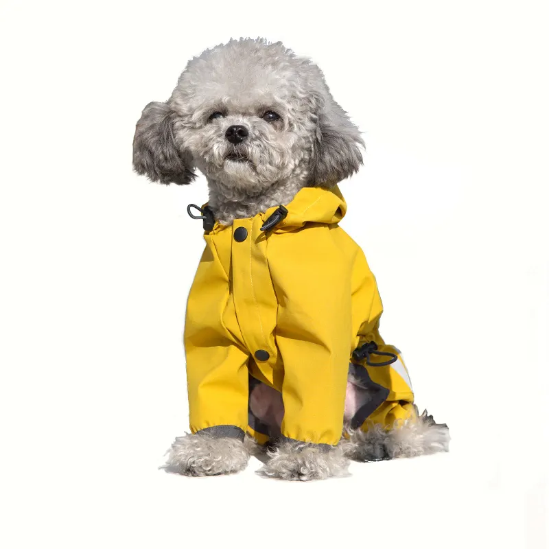 Ropa Para Perros יוקרה עמיד למים בגדי כלב לחיות מחמד גשם מעיל מעיל מעיל גשם כלב