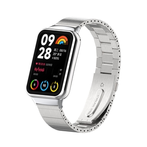 <span class=keywords><strong>Bracelet</strong></span> en <span class=keywords><strong>cuir</strong></span> léger intercoloré pour <span class=keywords><strong>bracelet</strong></span> Xiaomi Mi Band 8 9 - Product Image 2