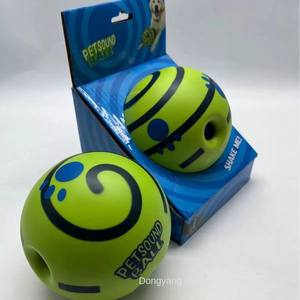 Palla Interattiva Ecologica Giggle Ball per Cani e <span class=keywords><strong>Animali</strong></span> <span class=keywords><strong>Domestici</strong></span> Grande/Media/Piccola Giocattolo Divertente in PVC per Addestramento IQ con Suoni Rotolanti e Vibrazioni - Product Image 4