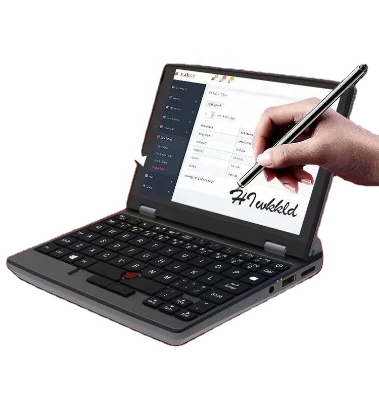 Горячая продажа 7 дюймов сенсорный экран мини Карманный Рюкзак для ноутбука 12 Гб оперативной памяти объемом оперативной памяти 1 ТБ Win 10 низкая цена; Высокое качество; Новый ноутбук компьютер ПК