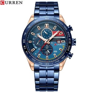 ลดราคาพิเศษ Curren 8410 นาฬิกาควอตซ์แฟชั่นใหม่สำหรับผู้ชาย ดีไซน์ล้ำสมัย ปฏิทินกันน้ำ สายสแตนเลส รุ่นปี 2026 - Product Image 2