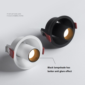 Foco LED de 7W 12W 4000K COB Empotrado, Ángulo Ajustable, Aluminio, para Techo Interior de Casa u Hotel - Product Image 2