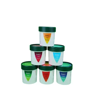 विस्फोटक गर्म बिक्री और सस्ते पर्यावरण के अनुकूल आइस क्रीम टब कंटेनर आइस क्रीम पैकेजिंग कप के साथ पीईटी कवर