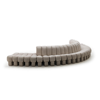 Neues Design Halbkreis-Ledersofa Halbrundes Sofa für Wohnzimmer