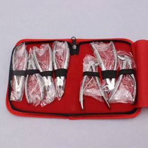 7 buah Tang pencabutan <span class=keywords><strong>Dental</strong></span> anak-anak, instrumen ekstraksi minimal baja tahan karat - Product Image 2