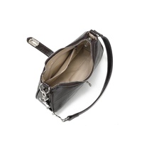 Sac à main à fermeture éclair pour femmes, nouveau style, en PVC, à la mode, polyvalent, sac à bandoulière TB2397, couleur café, printemps 2018 XL