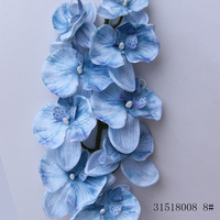 Bunga Hydrangea Buatan Cetak Digital 3D Plastik Warna-warni Tahan Lama untuk Dekorasi Rumah dan Pernikahan