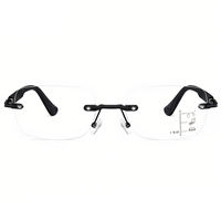 Vente directe d'usine, lunettes de lecture sans monture, lunettes multifocales progressives, lunettes anti-lumière bleue, lunettes optiques unisexes