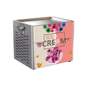 Commercial Mini Thailand Fried <b>Ice</b> Cream Roll <b>Machine</b> Factory Price New Condition for Restaurant <b>Home</b> Use Retail Food Shop - Product Image 5