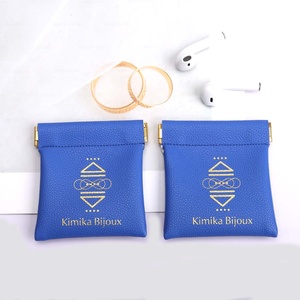 Bolsa de Almacenamiento de Gafas y Relojes de Cuero PU con Logotipo Personalizado, Cierre Magnético, Reutilizable, para Auriculares y Monedas - Product Image 3