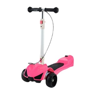 Patinete Plegable para Niños con Luces, Altura Ajustable, para Mayores de 12 Meses, Color Morado - Product Image 5