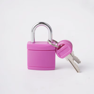 <span class=keywords><strong>Mini</strong></span> candados de hierro de la fábrica de Feihuan, superventas, desbloqueo de llave pulido antirrobo impermeable cubierto de plástico colorido de alta calidad - Product Image 6