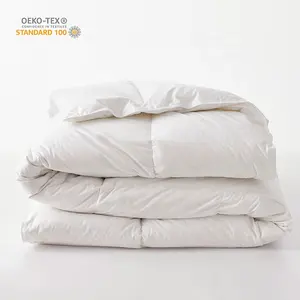 Oeko-tex chứng nhận chất lượng khách sạn Duvet Quilt cảm thấy như xuống Comforter tất cả các kích cỡ 4.5 10.5 13.5 15 tog