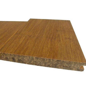 100% Natural Solid Strand Woven Bamboo Flooring Customized Size 12mm Thick 5 Year Warranty Modern Design Smooth Surface Living - Product Image 1