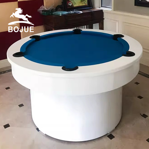 Dongguan Nhà cung cấp phong cách đơn giản vòng tròn 7-đến 9-chân đa chức năng Bar hồ bơi Bàn Bi da & bàn bi-a chân gỗ rắn - Product Image 2