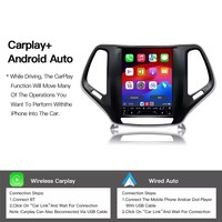 Radio para Auto STWEI con Android 14, Navegación GPS, Reproductor Multimedia de Video para Jeep Cherokee 5 KL 2014-2018, Estilo Pantalla Tesla, Carplay, DSP