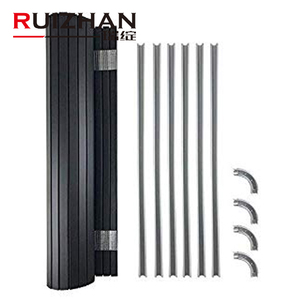 Persiane in Plastica <span class=keywords><strong>per</strong></span> <span class=keywords><strong>Mobili</strong></span> da Cucina, Doghe in PVC ABS, Porta a Tamburo Argento <span class=keywords><strong>per</strong></span> Armadietti - Product Image 5