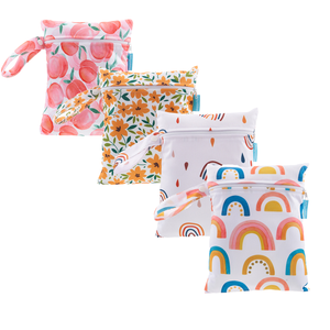 Sac de rangement multifonctionnel en polyester imperméable à motif imprimé personnalisé, sac à couches, vente en gros - Product Image 1