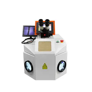 100W 200W Goldsmith Tools Desktop Jewelry Laser Welding Machine For Gold Silver Necklace Spot Welding Soldering Machine