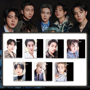 Set de 7 piezas Kpop Jungkook V <span class=keywords><strong>Jimin</strong></span> 12th Army Kit Photocards Jin RM J-Hope Suga Tarjetas Lomo de doble cara, Tarjetas postales de <span class=keywords><strong>moda</strong></span>, Regalos para fans - Product Image 3