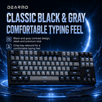 F90 Optische Schakelaar Gaming-toetsenbord 90 toetsen RGB-achtergrondverlichting USB Bedraad mechanisch toetsenbord voor desktop-pc Gamer Computer Laptop