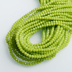 2MM Perles de cristal à facettes colorées Rondelle de verre perles en vrac pour DIY Boucle d'oreille Bracelet Collier Fabrication de bijoux - Product Image 6