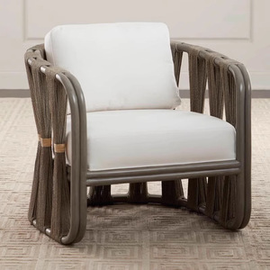 Meubles d'extérieur Easy Outdoor Dees, style nordique moderne et épuré, en rotin, imperméables, pour la détente, les séjours, les balcons, les cours et les jardins, d'inspiration sud-est asiatique - Product Image 2
