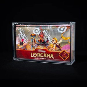 Boîte de présentation en acrylique transparent magnétique avec protection UV personnalisée, style moderne, boîte de protection pour boîte de booster de chapitre Lorcana TCG - Product Image 2