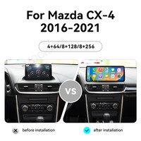 MOOKAKA-Système de Divertissement pour Mazda, Autoradio, Système Multimédia, Navigation, Android, Écran Intelligent, 12.3 Pouces, pour Mazda CX-4, 2016-2021