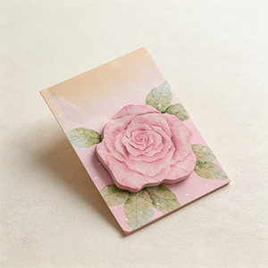Pink Rose Design Memo <b>Pads</b> Self-Adhesive Sticky Notes Colorful Page Markers 145x55mm for <b>Writing</b> - Product Image 3