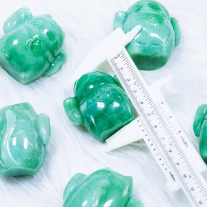 Gato de la Fortuna de Cristal de <span class=keywords><strong>Aventurina</strong></span> Verde Curativo, Artesanía Natural Grabada a Mano al por Mayor para Decoración del Hogar - Product Image 3