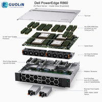 Serveur rack d'entreprise haute performance Dell EMC PowerEdge R860 4-sockets 2U avec processeur Intel Xeon Scalable de 4e génération