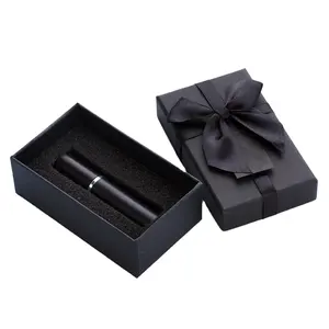 Mini embalagem de perfume portátil personalizada, embalagem recarregável de garrafa boutique para presente de casamento e aniversário