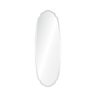 Miroir intelligent ovale moderne avec cadre argenté, tendance 2023, vente en gros, miroir mural pleine longueur, personnalisable, pour salon, affichage LED