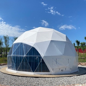 4-30m Maßgefertigtes Glamping-Kuppelzelt für Hotels |   Windbeständigkeit Stufe 10 |   B1 Feuerfestes PVC-Zelt für Resorts & Camping - Product Image 1