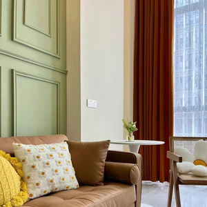 <span class=keywords><strong>Tende</strong></span> Oscuranti Moderne per Soffitti Alti, in Velluto Tinta Unita Grigio, <span class=keywords><strong>Blu</strong></span>, Verde, Giallo, per Camera da Letto <span class=keywords><strong>e</strong></span> Soggiorno di Lusso - Product Image 4