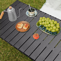 Ensemble table et chaises pliantes portables pour l'extérieur, légères, imperméables, en métal, design moderne pour cour, parc, camping