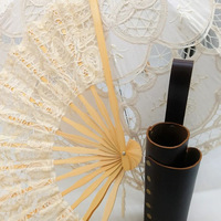 Housse de rangement portable en cuir PU pour parapluie et éventail solaire avec logo personnalisé, étui de protection pour parapluie à suspendre à la taille